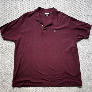 Lacoste Red Polo Shirt Classic Style